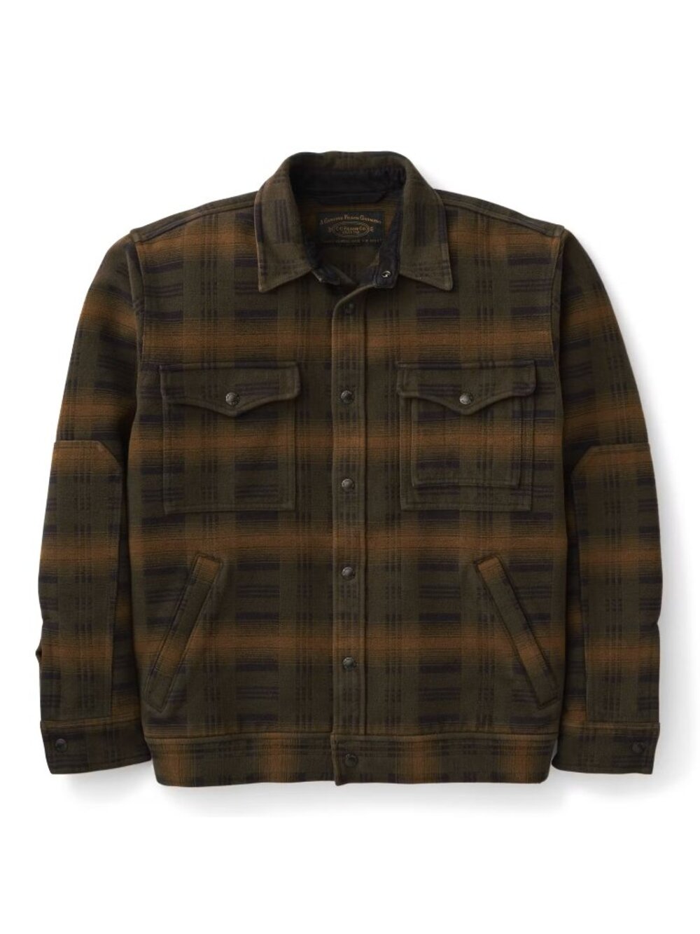 Filson Beartooth Camp Jacket Olive & Brown Large